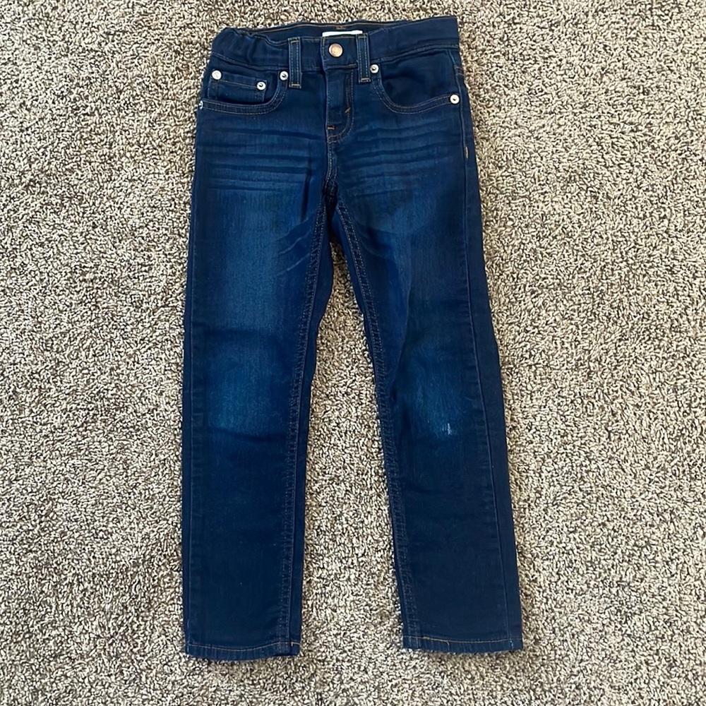 Kids Dark Denim Levi Jeans